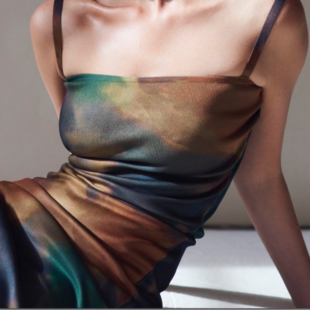 ZARA FITTED MIDI DRESS